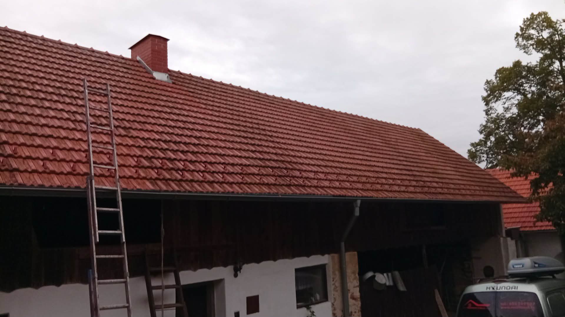 Střecha před renovací