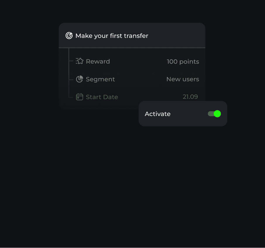 Two buttons labeled DEV and PROD with a two-way arrow between them, illustrating easy integration and environment switching.