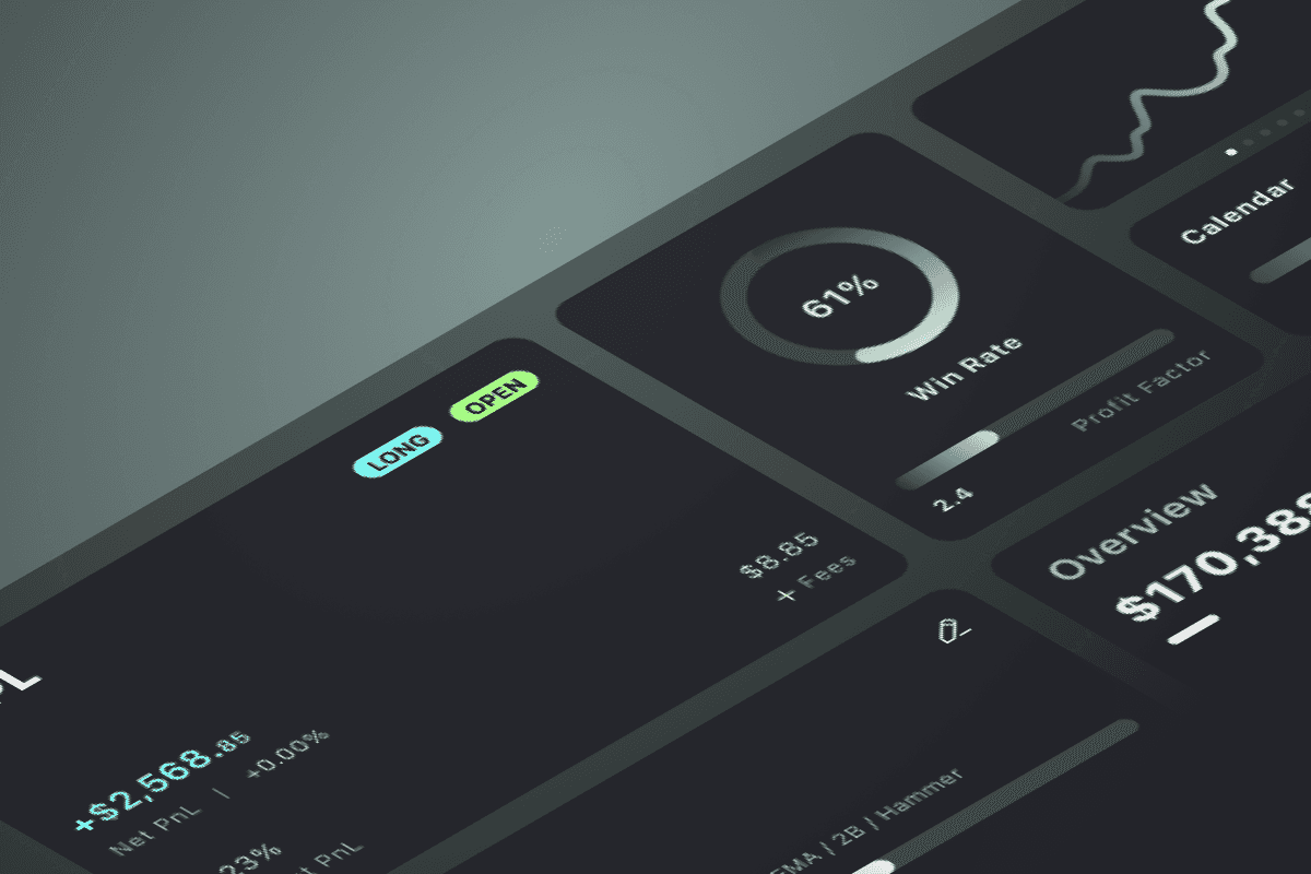 Dashboard of Leaprr trading journal