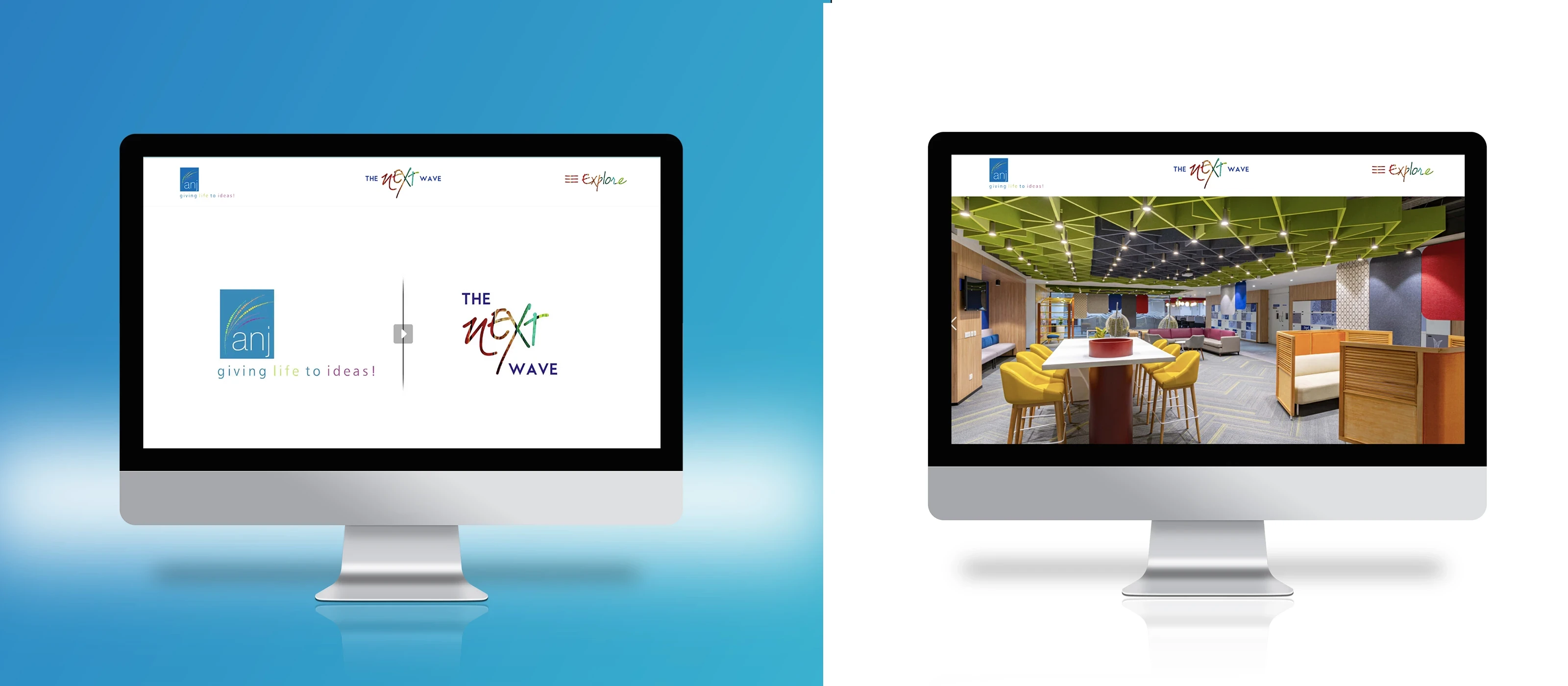 ANJ redesign screens