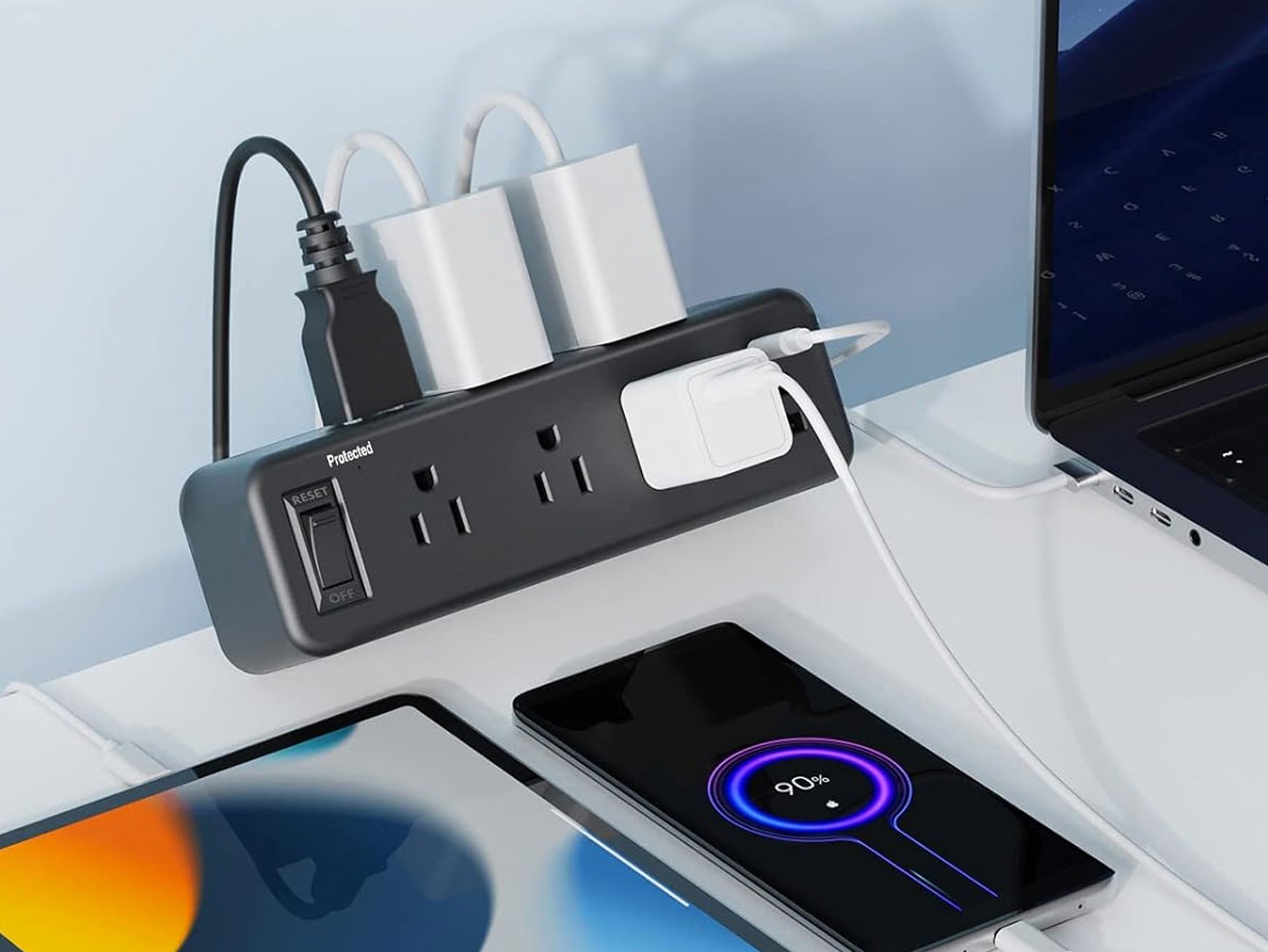 Clamp-On Power Strip