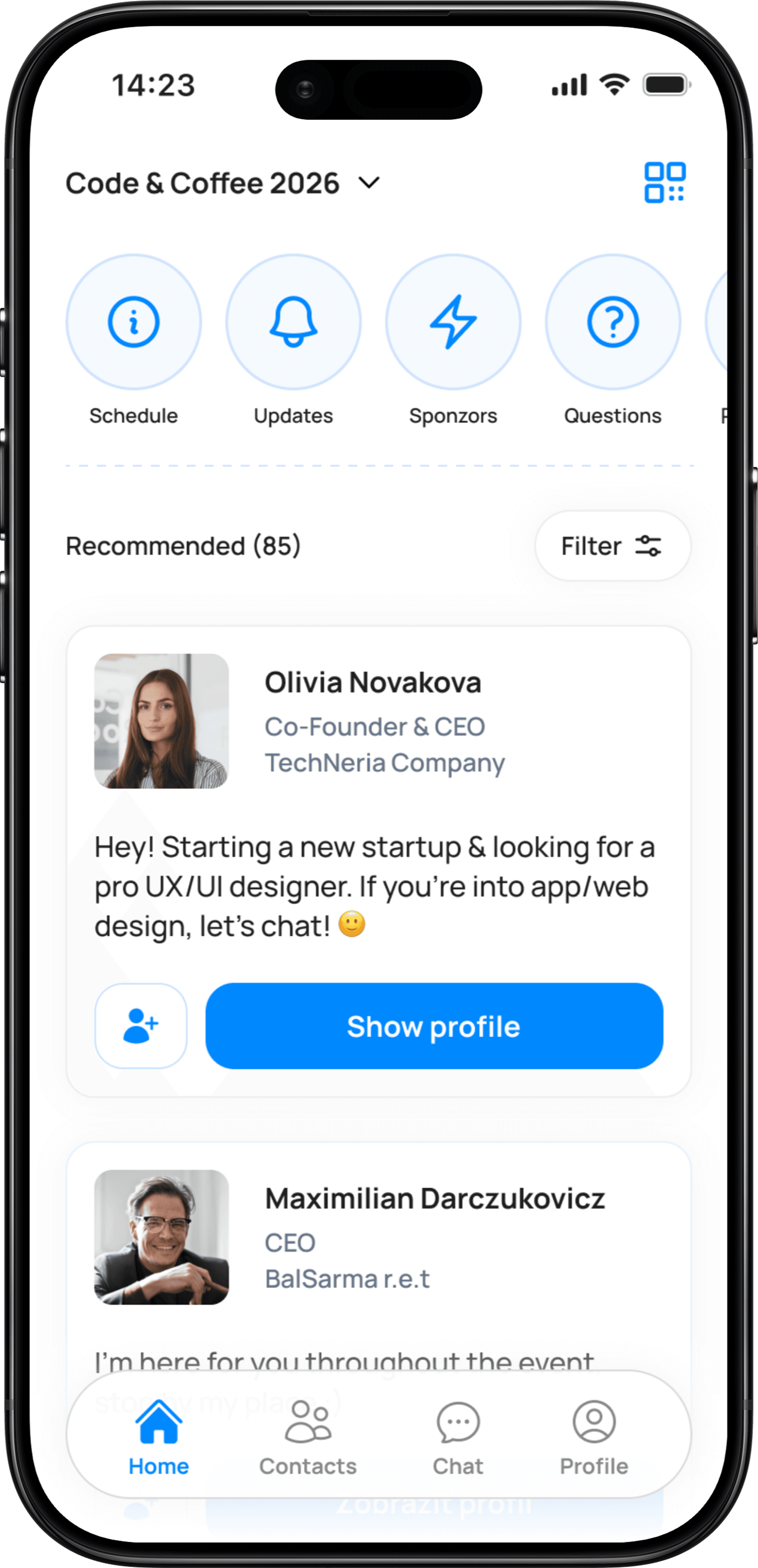 An image of Freelio's project ui