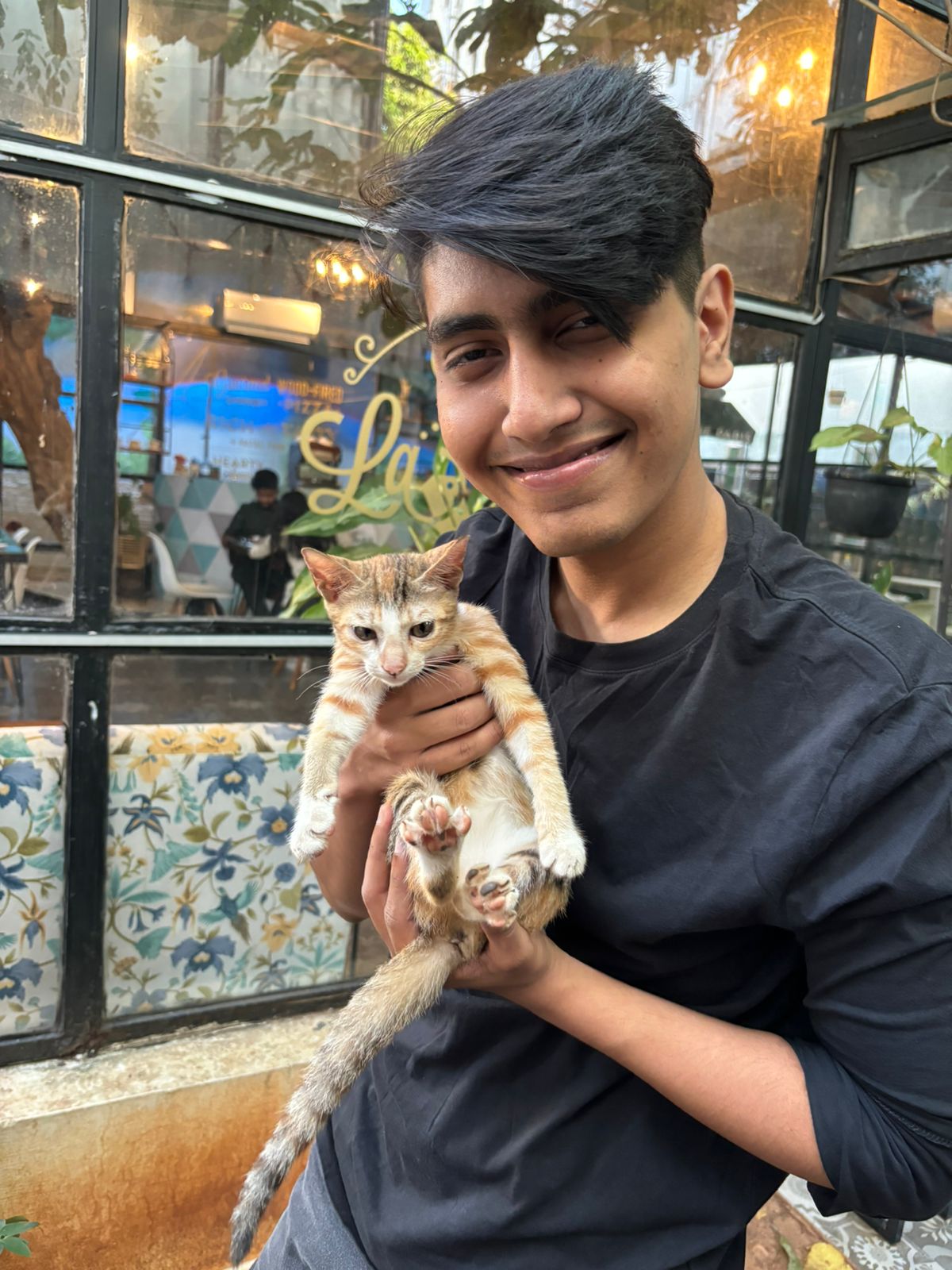 me with a cutie kitty