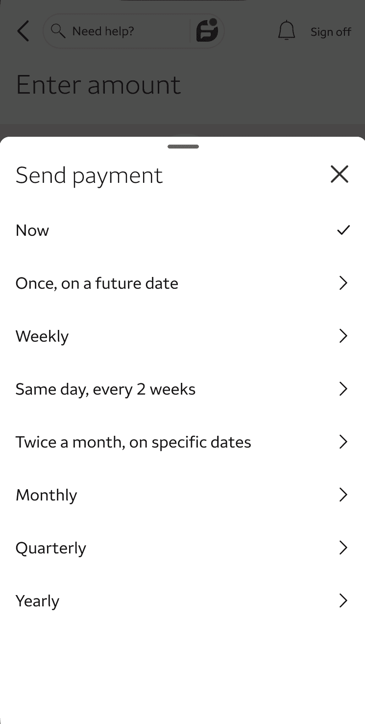 First iteration screen 2