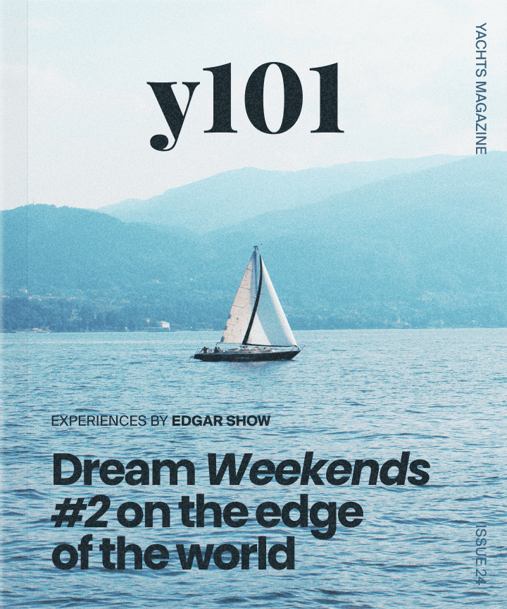 The cover of a yacht magazine