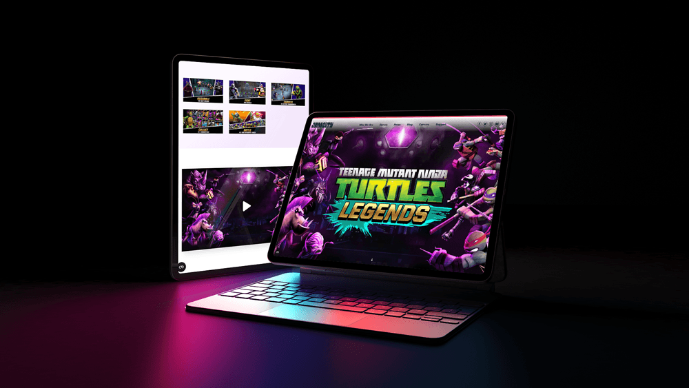 Project showcase laptop mockup