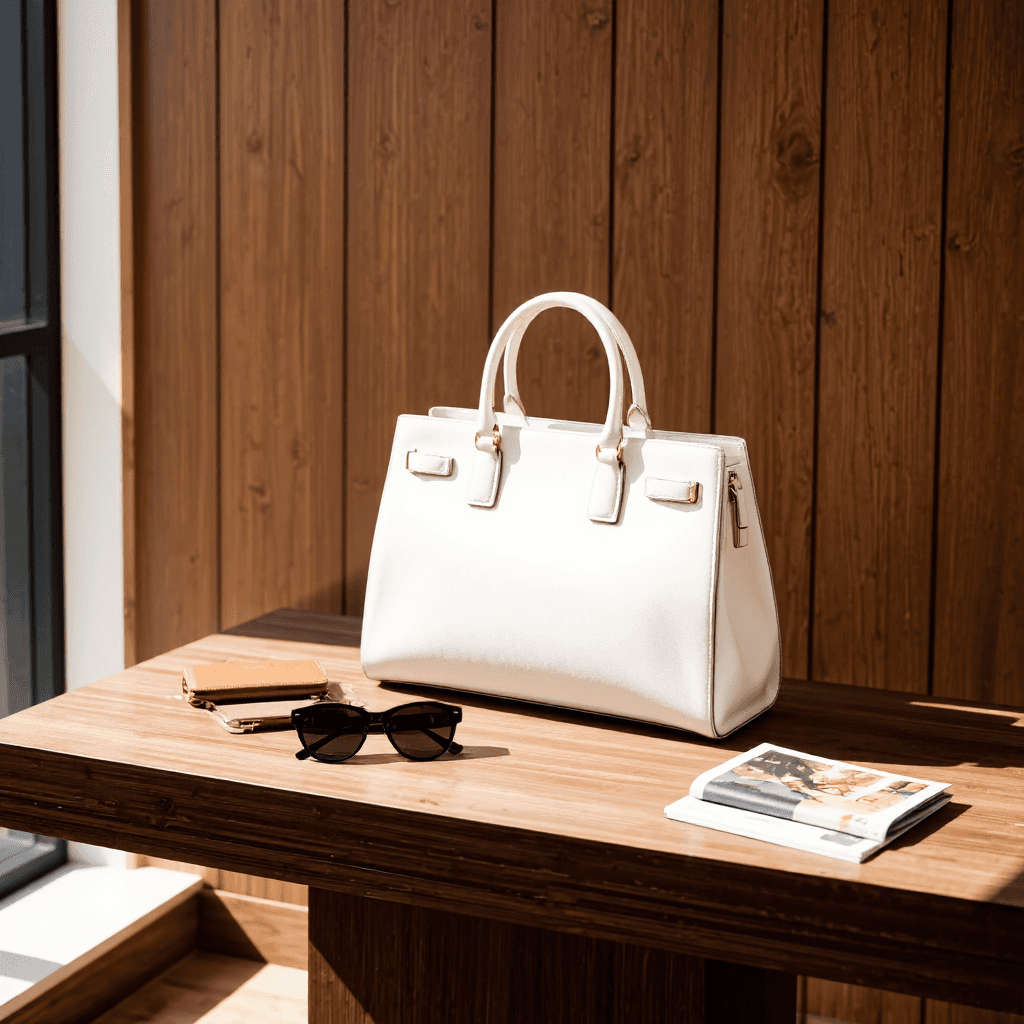 product photography of handbag