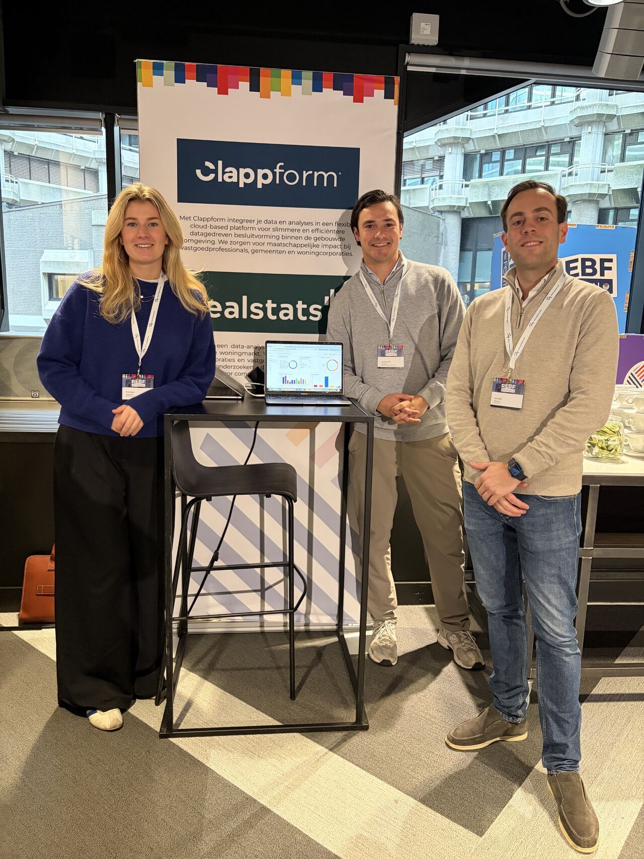 Clappform attending the REBF festival
