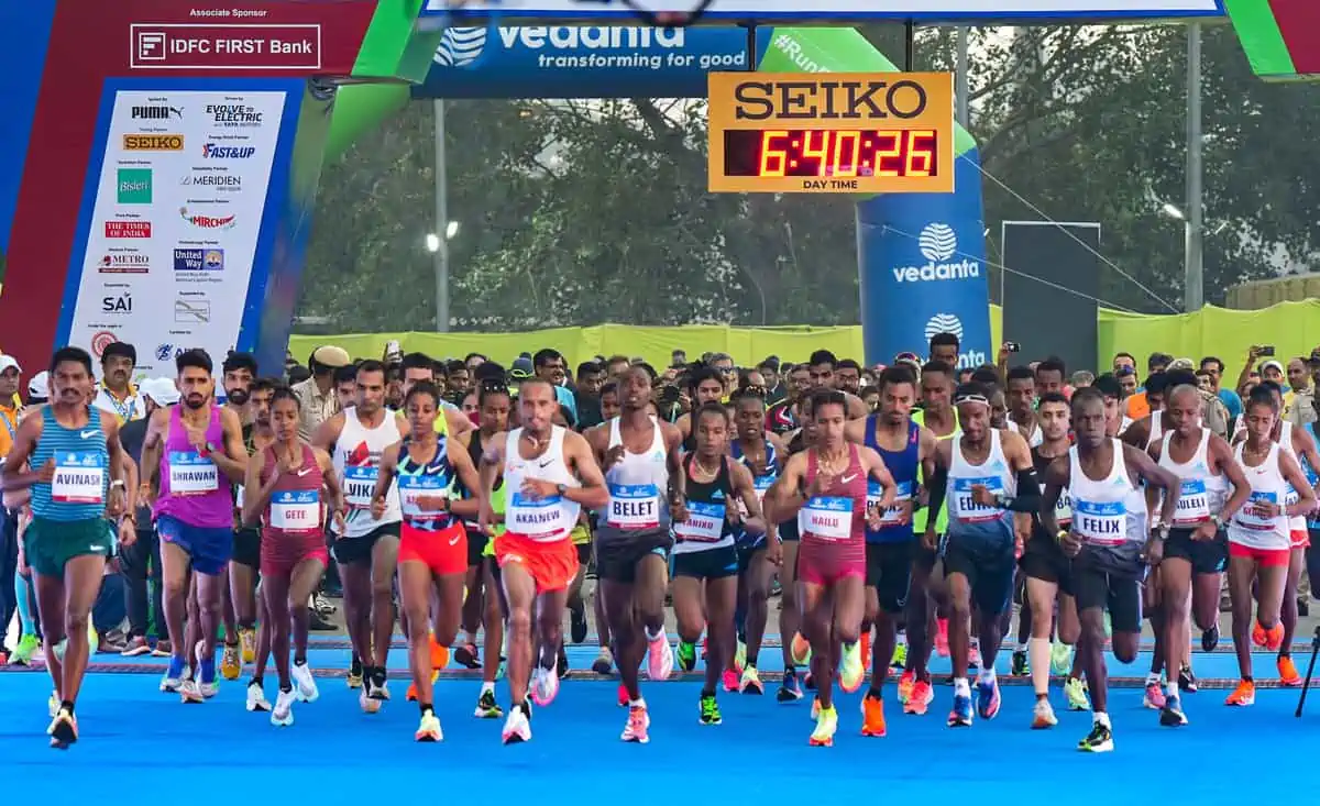 Delhi Marathon Picture