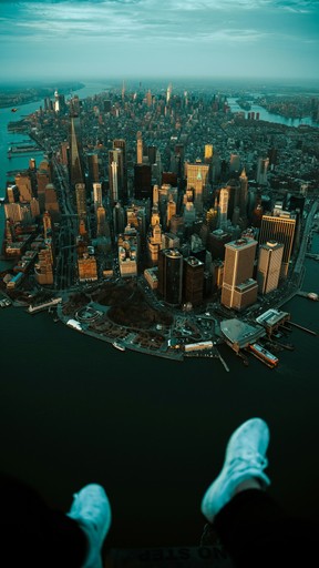 Tur helikopter di Kota New York