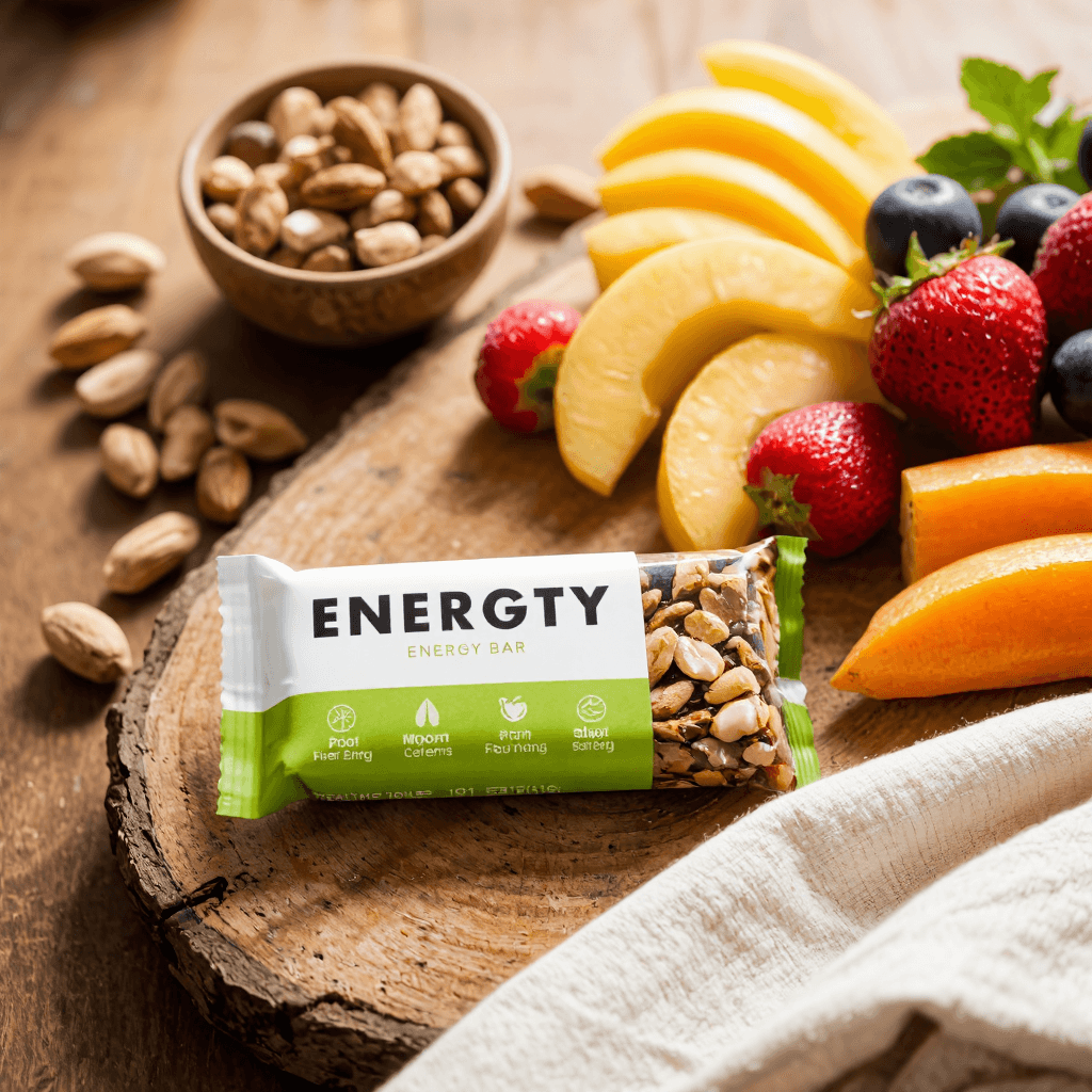 product photography of energy bar