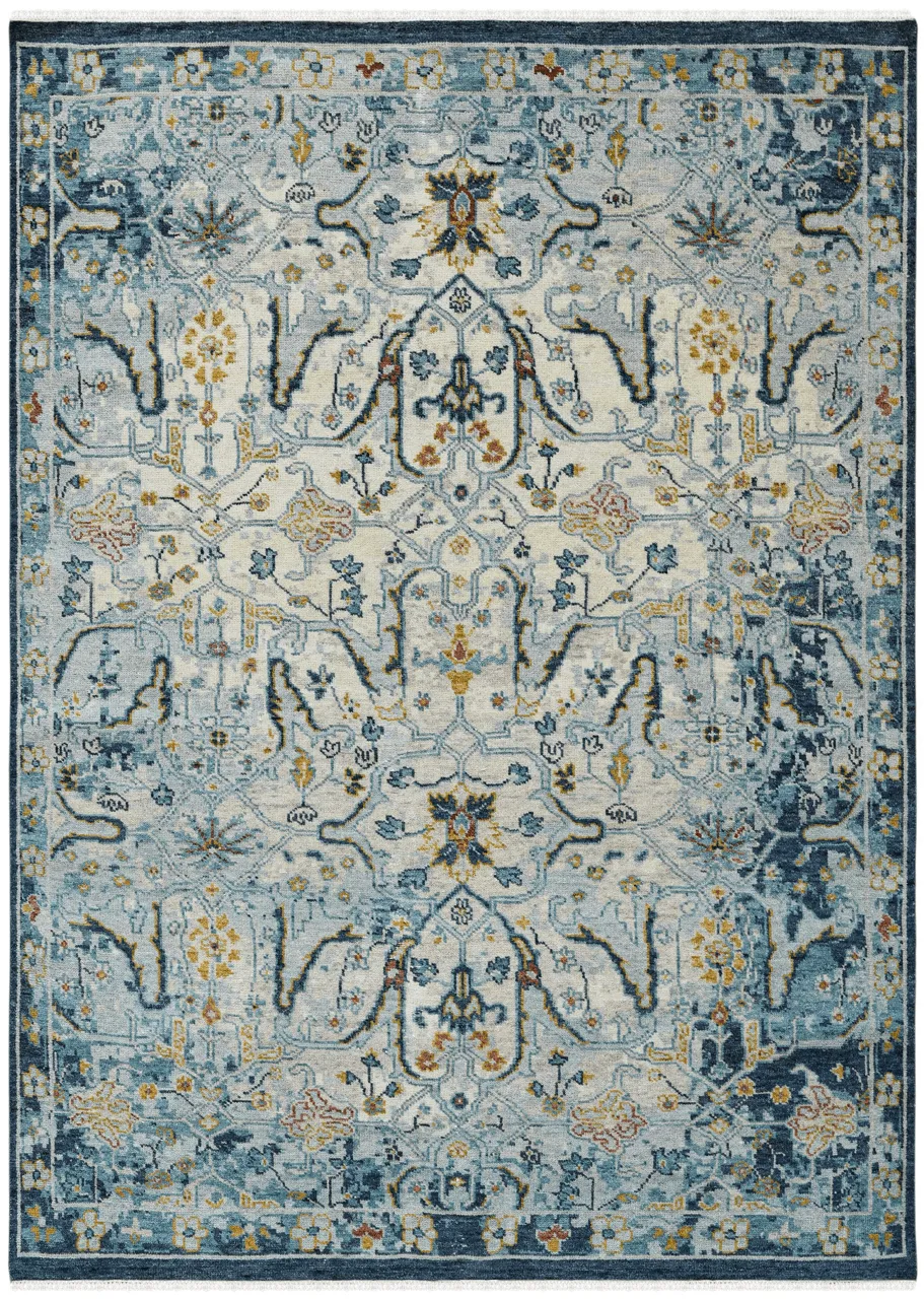 Jaigarh 12 rug in Himalayan Wool, additional view – Angan Living
