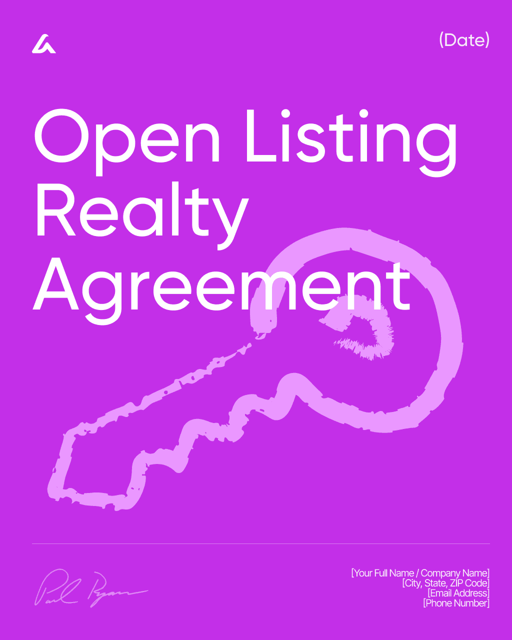 Open Listing Realty Agreement