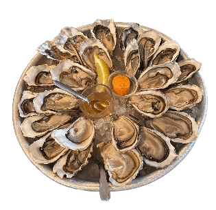 Plate of Oysters from Clamato in Paris.