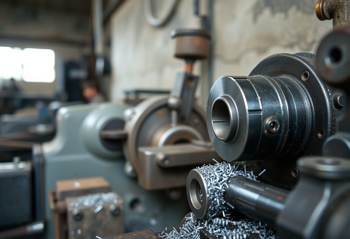 Machines on a manufacturing shop floor