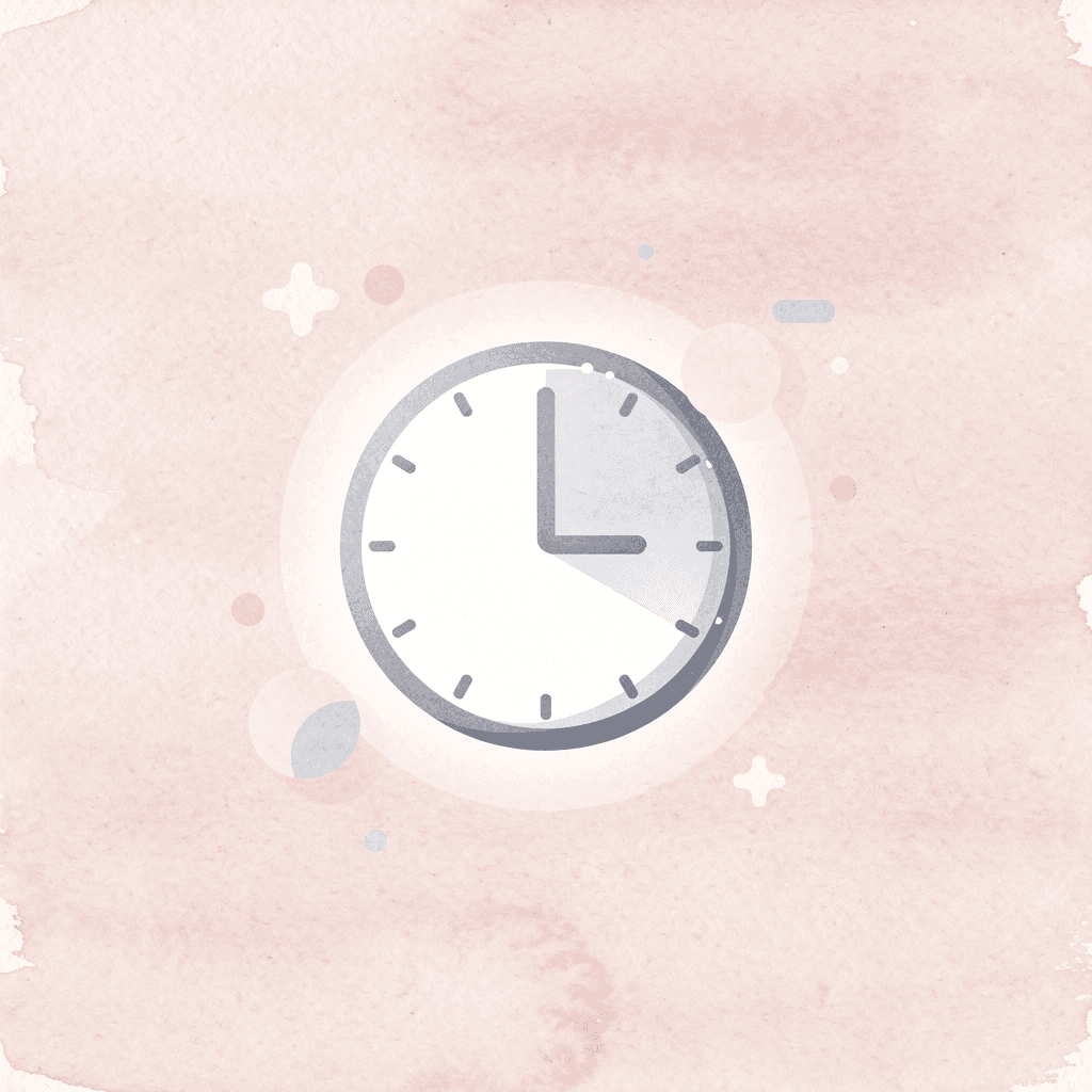 Clock icon representing time pressure and unrealistic expectations