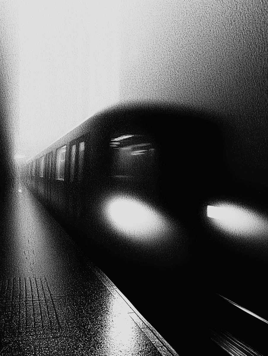  Train Emerging from Tunnel