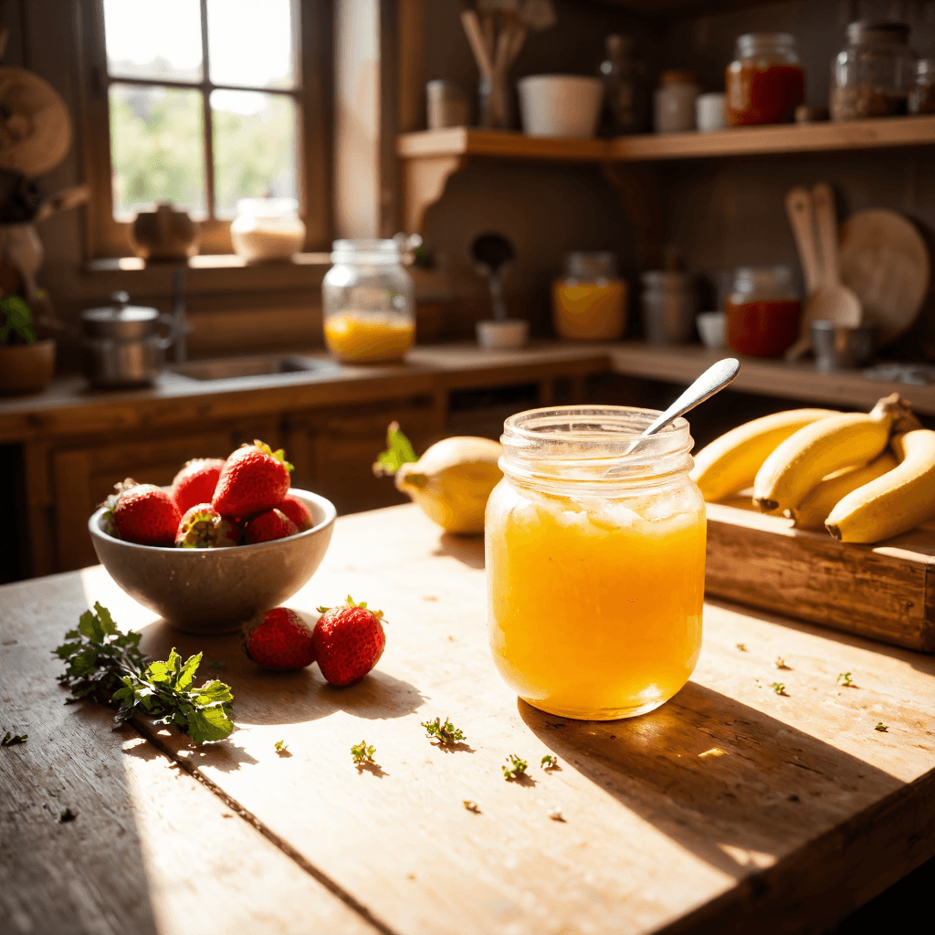 product photography of honey spread