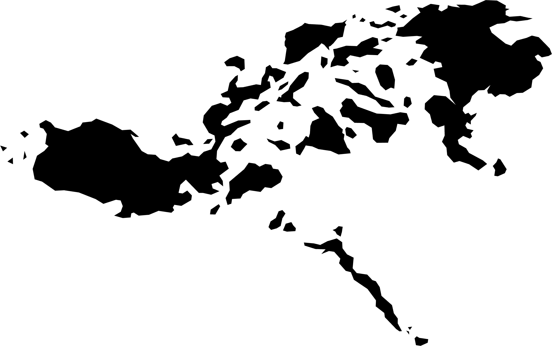 Stylized map of the Philippines