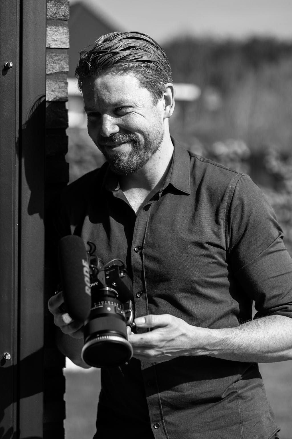 Photographer with the camera