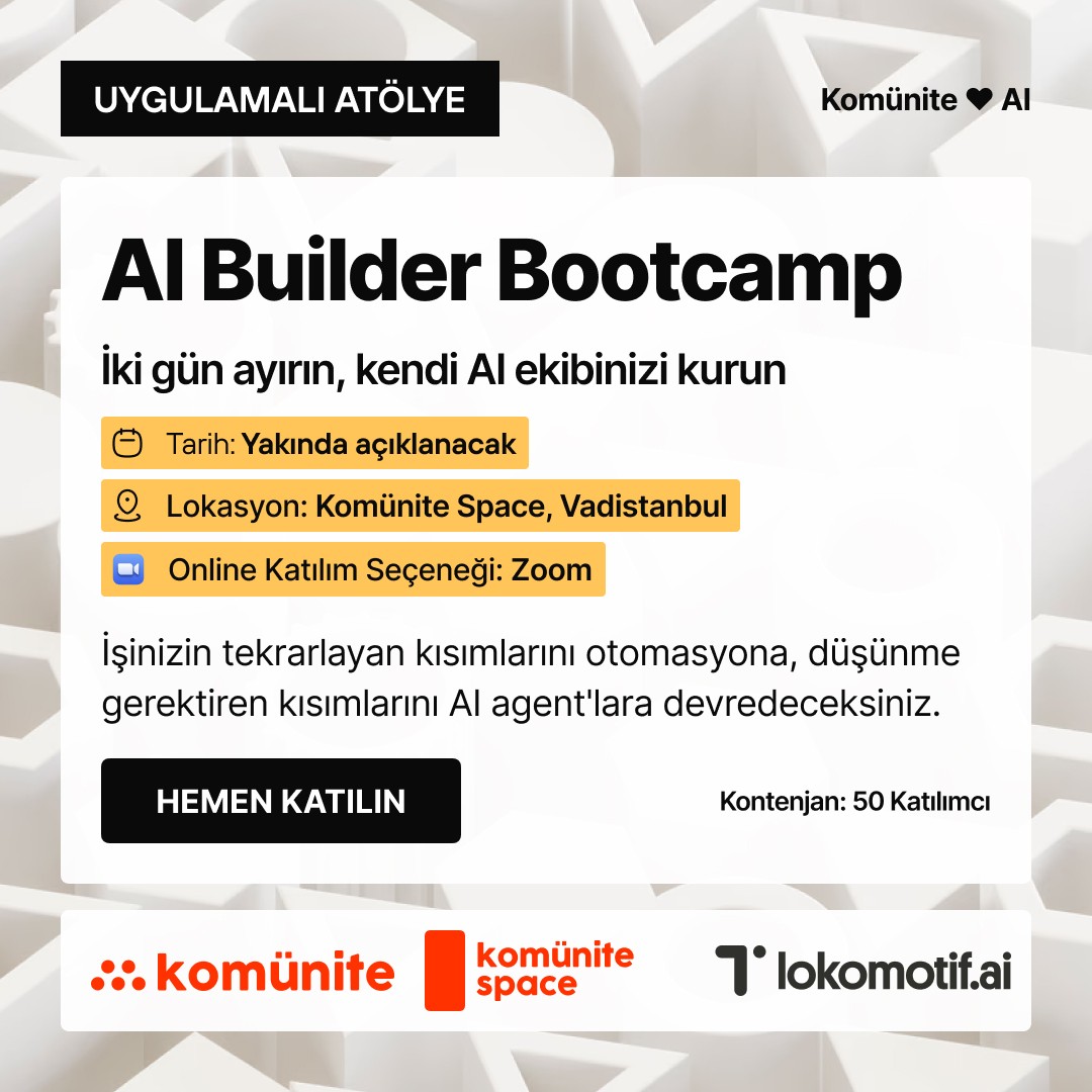 AI Builder Bootcamp