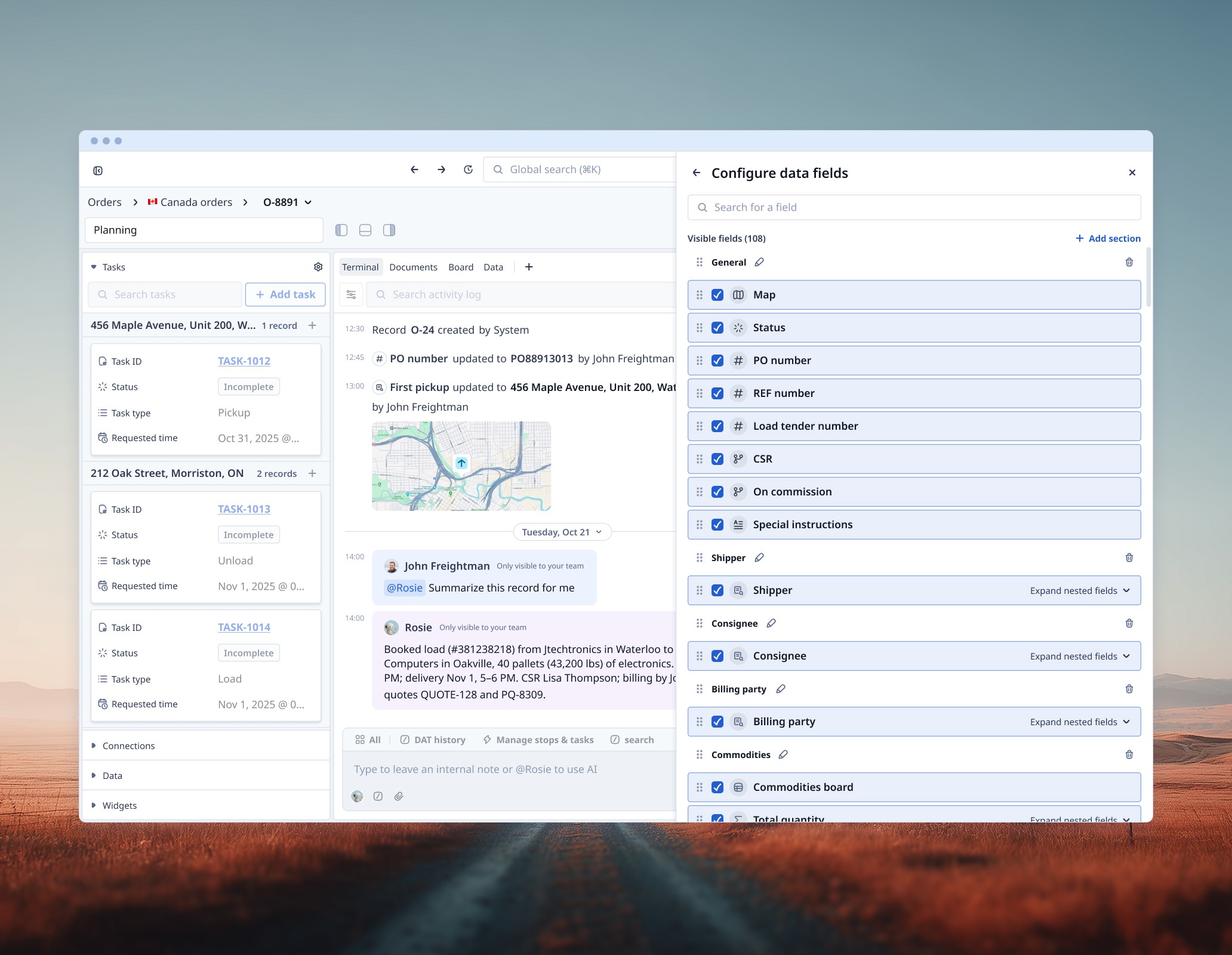 tms.ai ui screenshot