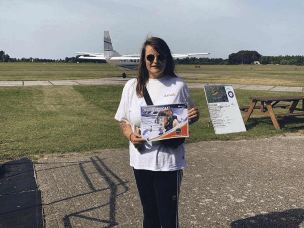 Getting my skydiving certificate