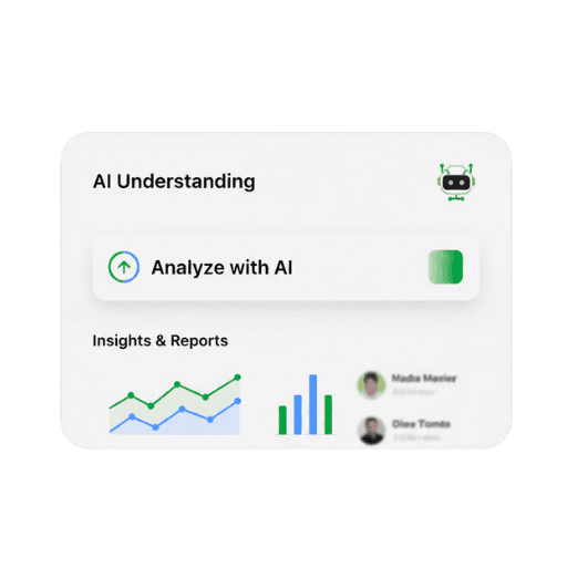 Spending chart card showing a line graph with a highlighted data point from June 2028