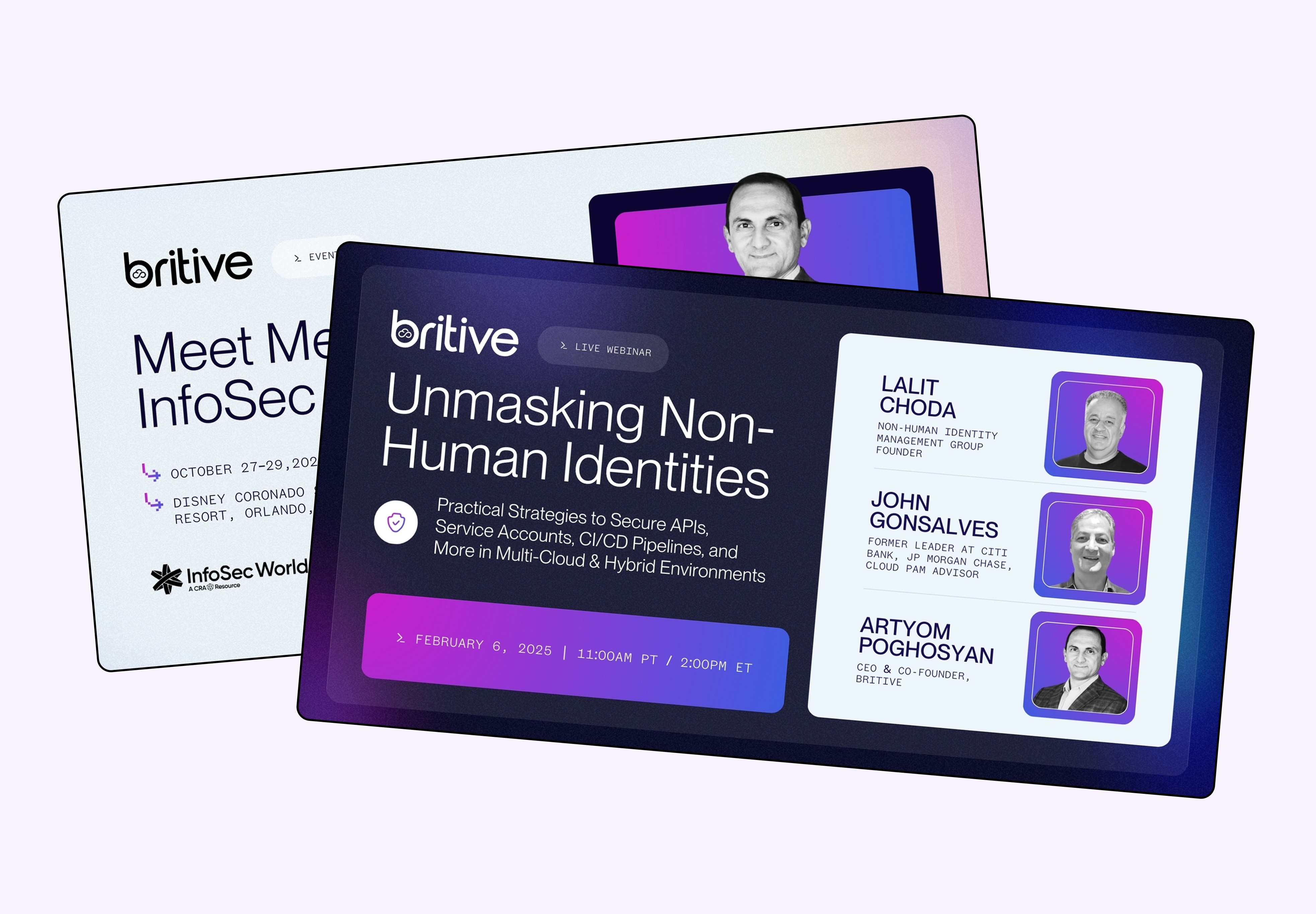 Britive x DesignSpace - Cyber Marketing Design Case Study