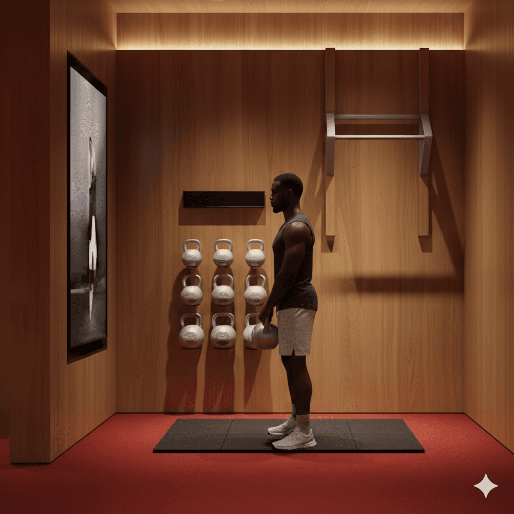 Drone shot of a running track at night