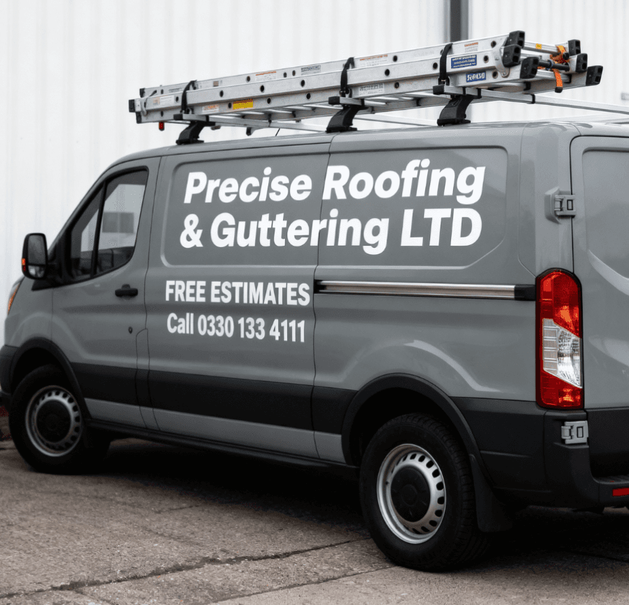 Van of Precise Roofing & Guttering Ltd