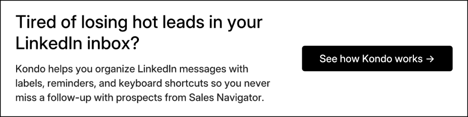 Tired of losing hot leads in your LinkedIn inbox?