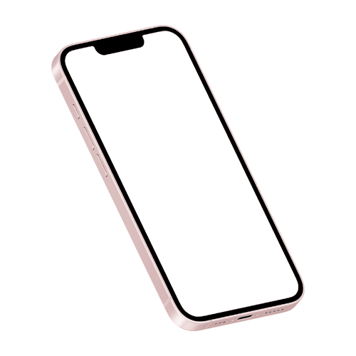 iPhone 17e pink mockup bottom right