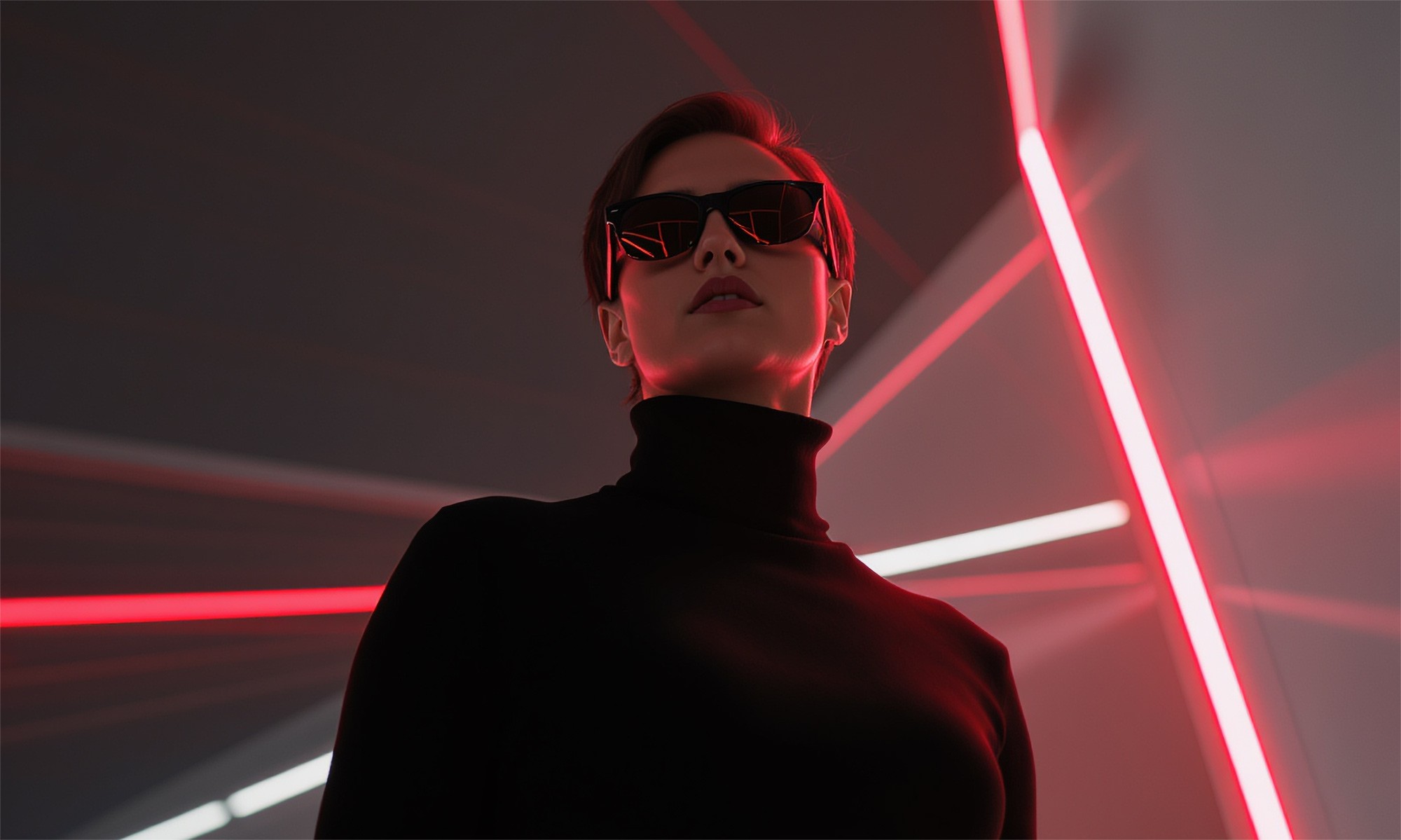 Woman Wearing Sunglasses