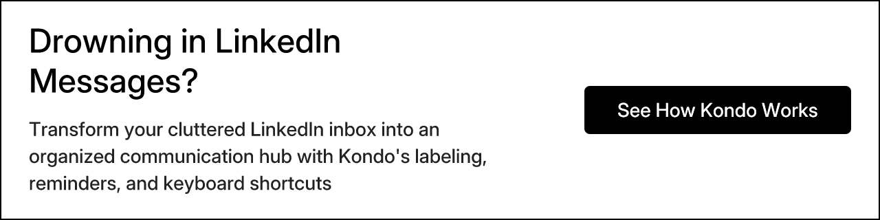 Drowning in LinkedIn Messages?