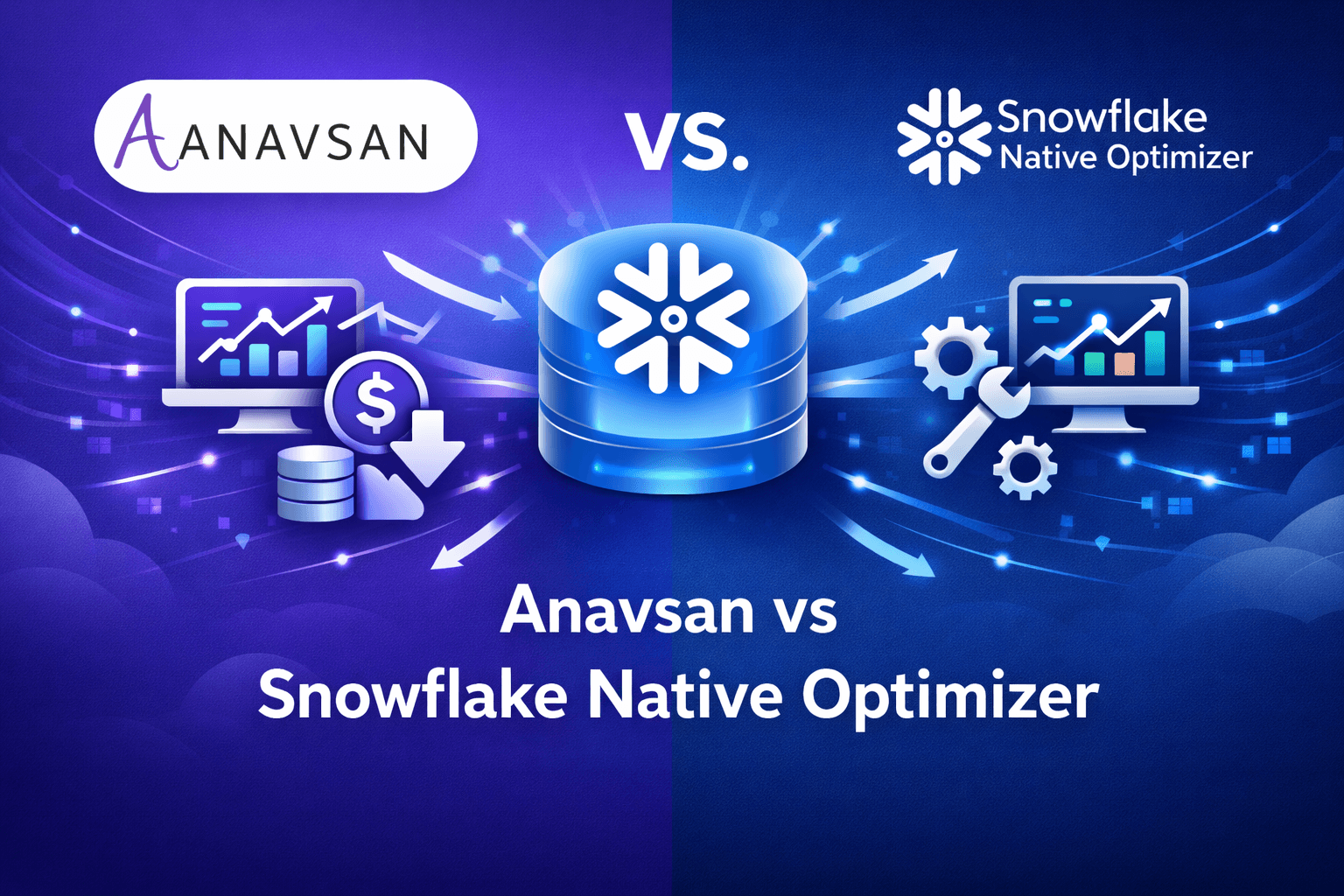 Anavsan vs Snowflake Native Optimizer: What You Should Know Before Optimizing Snowflake Costs