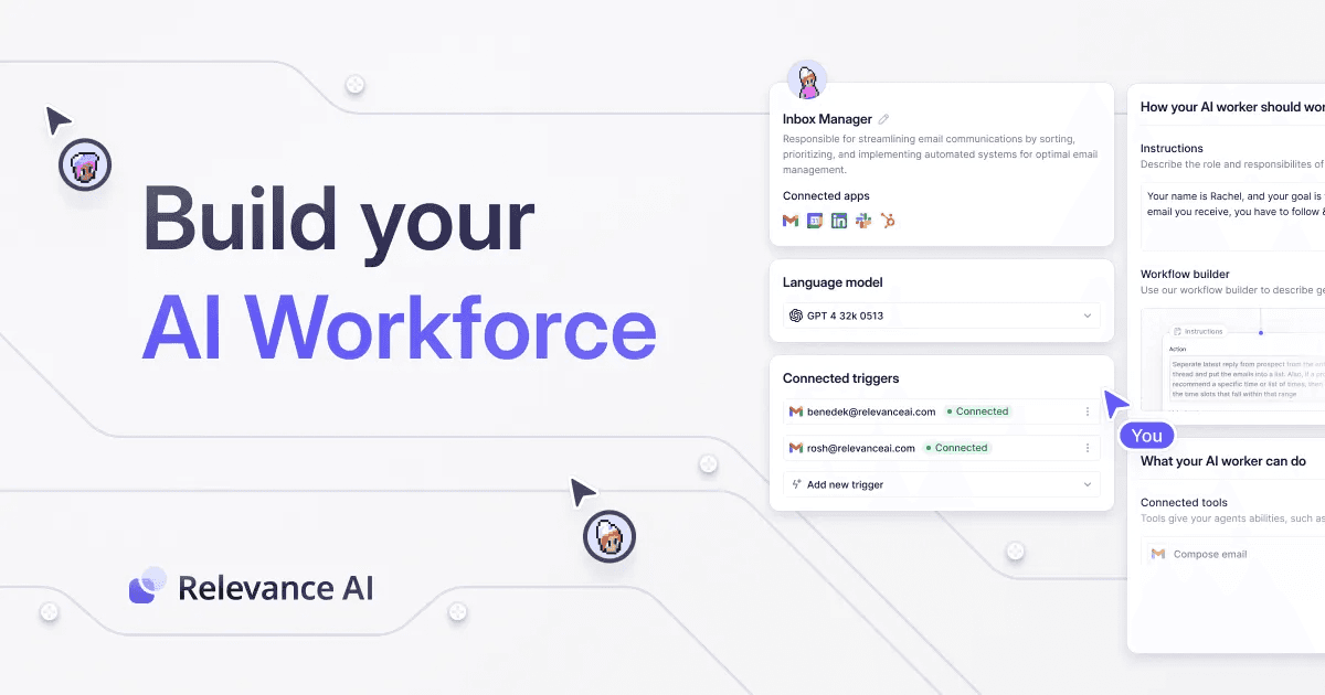 Relevance AI — best for building custom AI agent teams (enterprise)