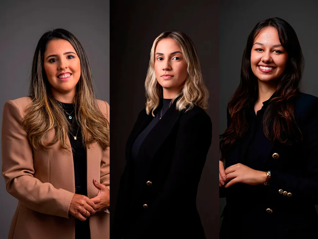 Luana Karen de Azevedo Santana Carrazzoni,  Thaís Asevêdo Ferreira,  Brenda Bezerra da Silva.
