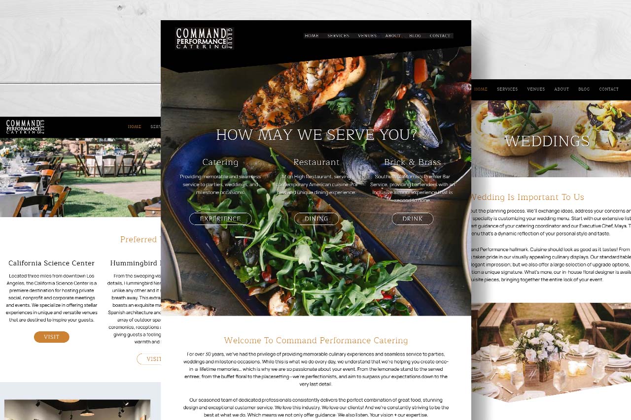 CP Catering Website
