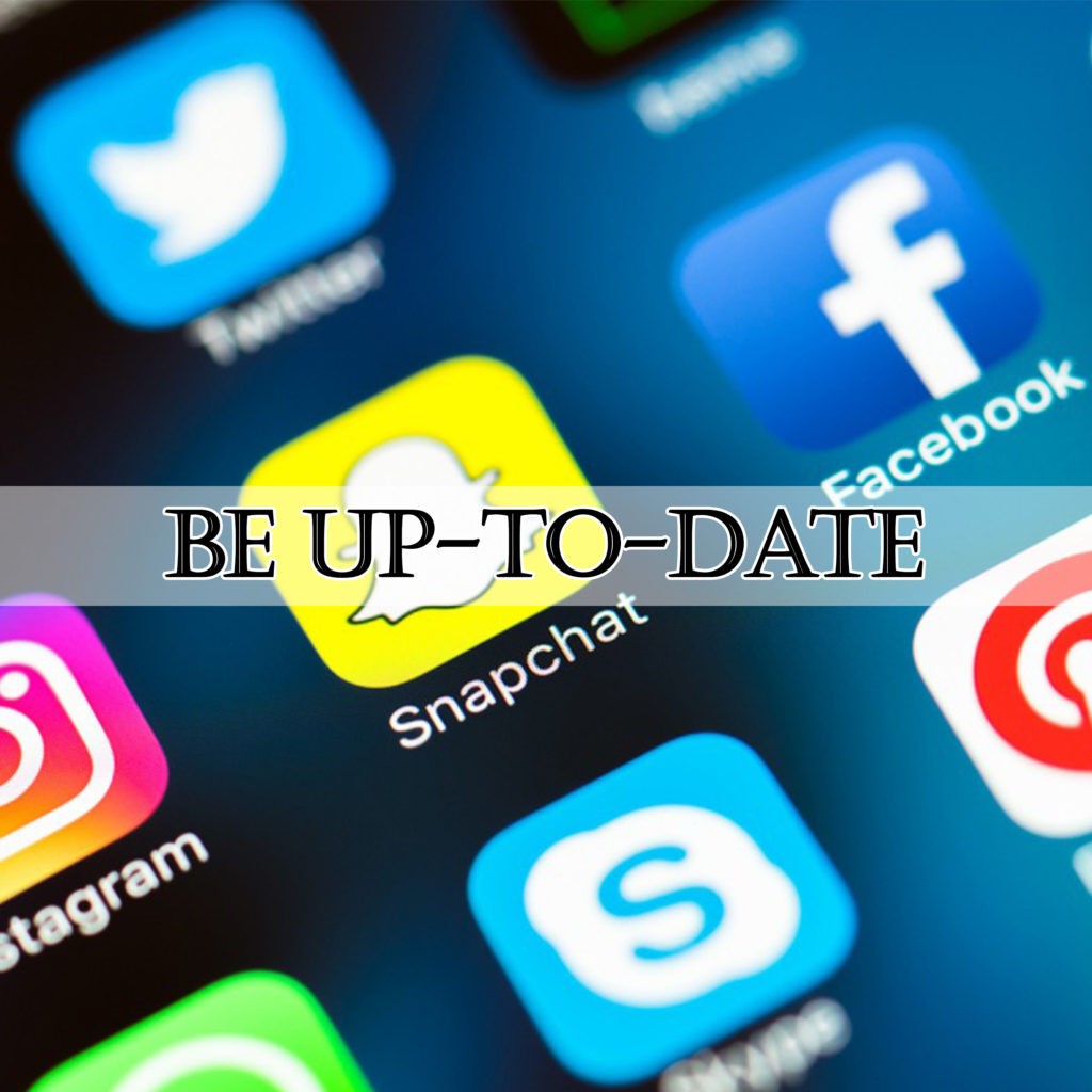 Be up-to-date with what is happening on Social Media