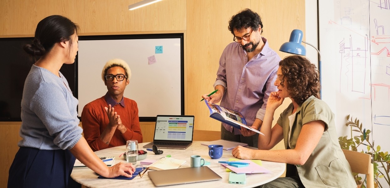 marketing team meeting