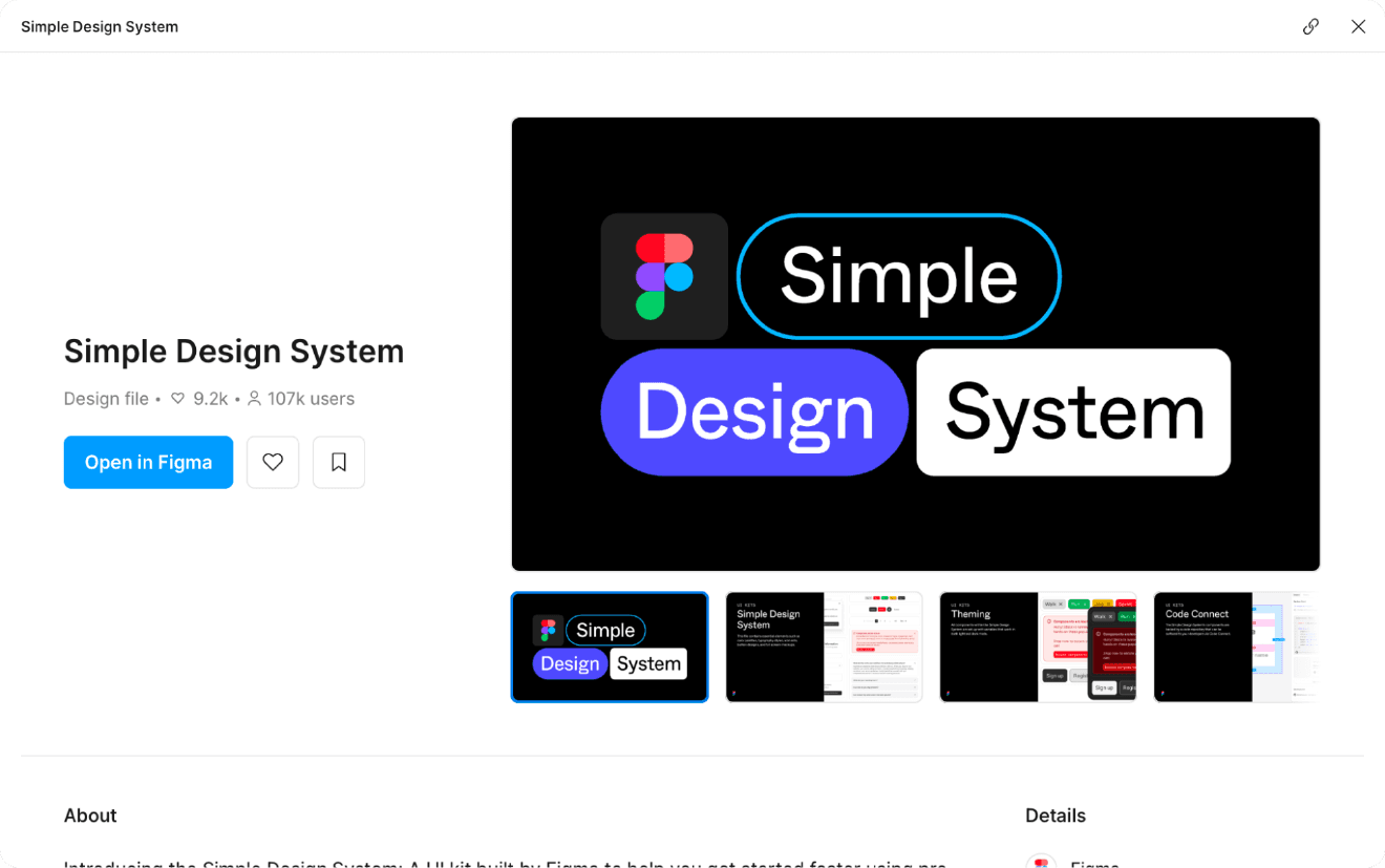 Simple design system