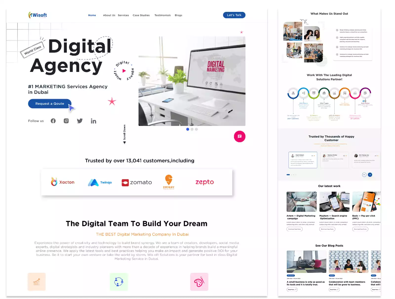 Digital Agency Landing Page