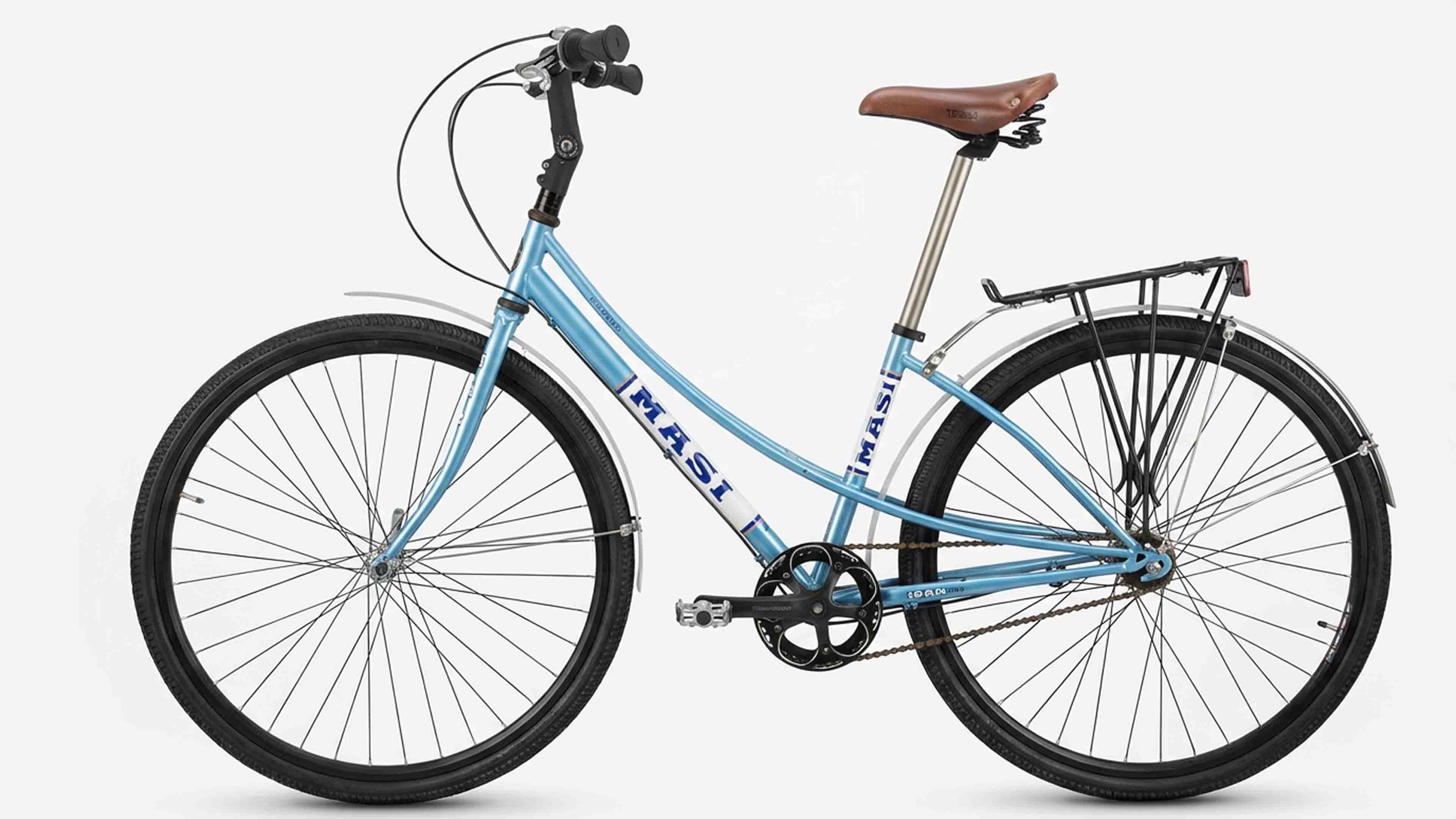 Helkama damcykel 28 tum med 6 växlar och pakethållare – begagnad cykel servad hos cykelverkstad i Uppsala med full cykel service.