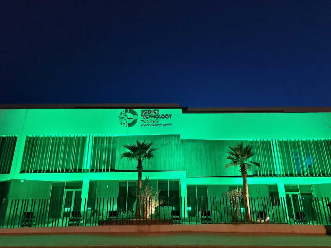 Science Technology Building Fronts Lighting in Saudi