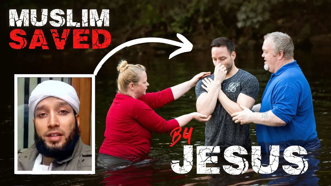 Image of Shafraz jeal getting baptised