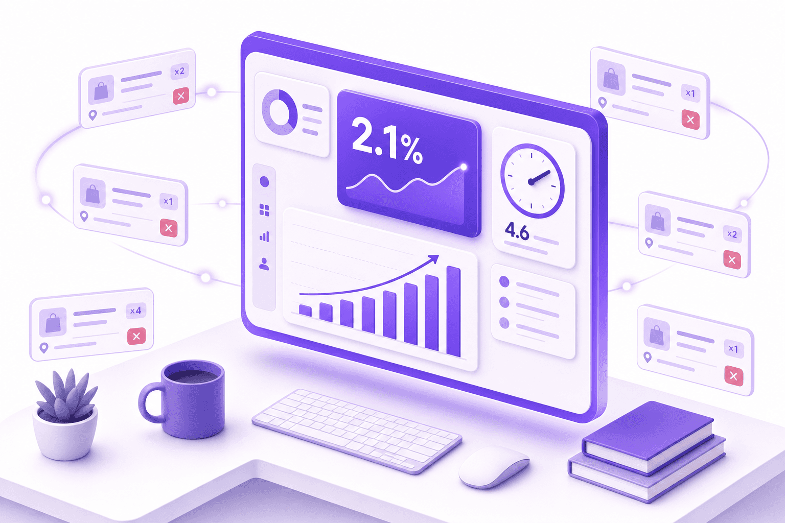 Data report cover: the state of Shopify order editing 2026 across 7.6 million orders