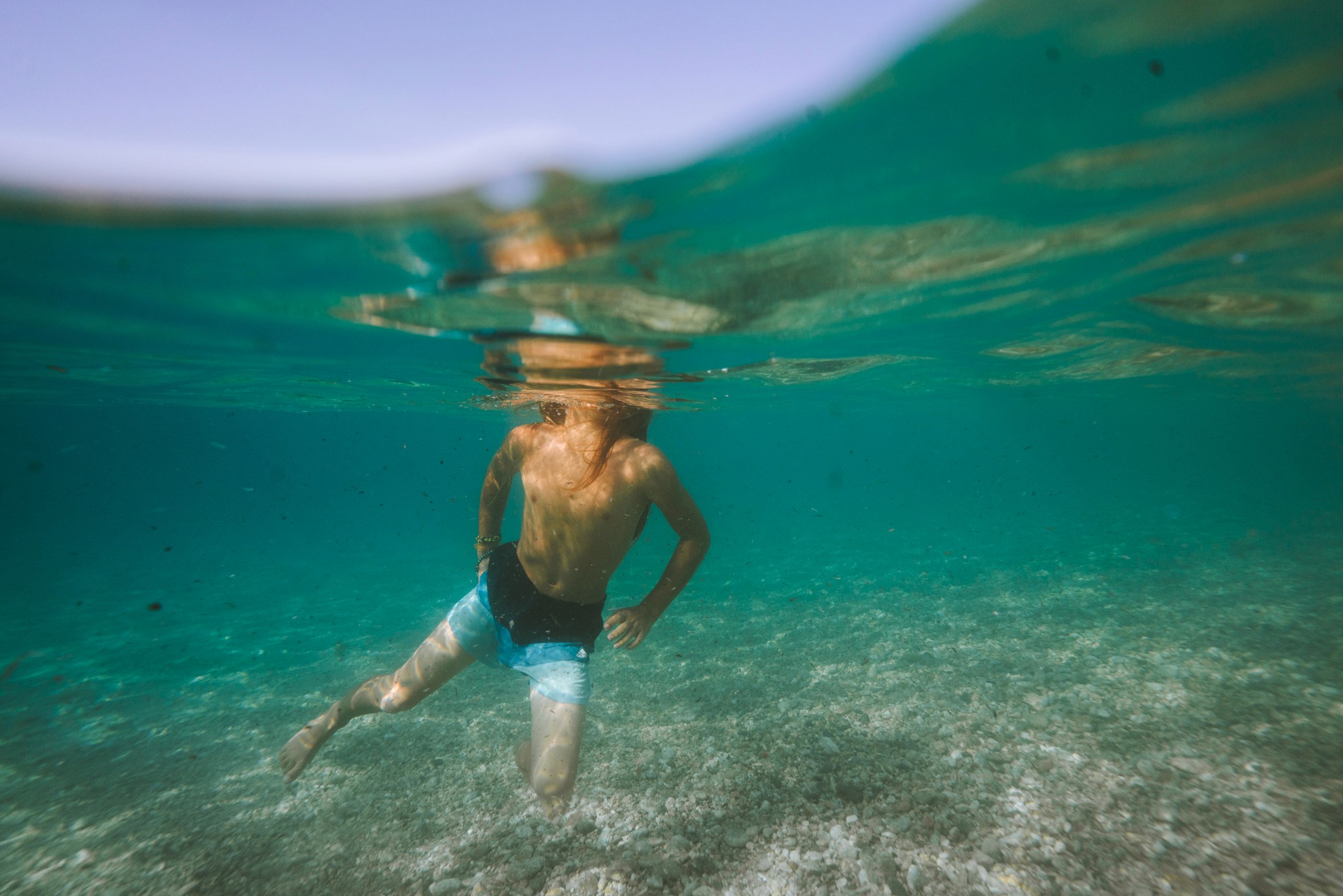 underwater