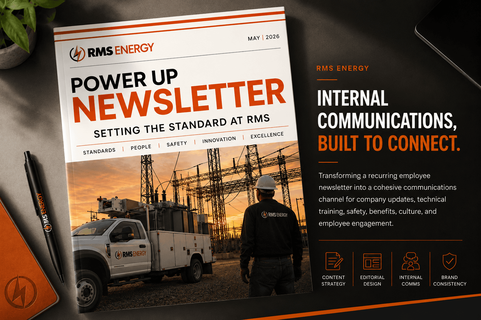RMS Energy Newsletter Spread