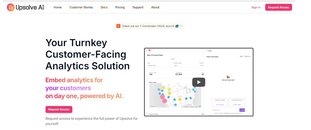 Upsolve AI Is The Best User Facing Analytics Platform